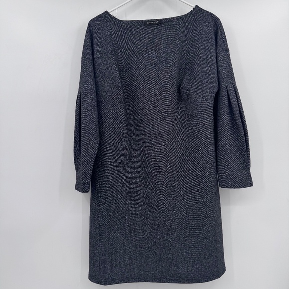 Banana Republic Dress Women Small Petite NEW Gray Black Short  Shift Career - Picture 2 of 14